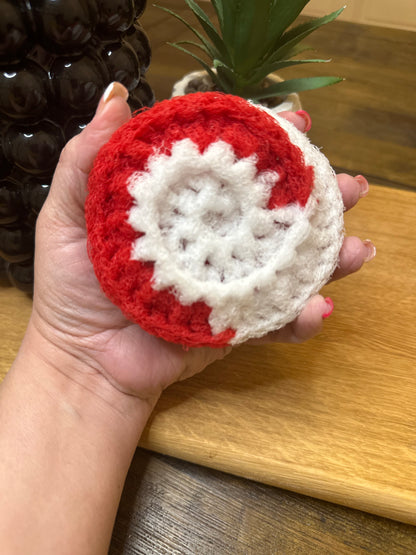 Cherry Swirl Jumbo Scrubbie