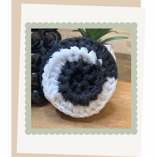 Zebra Swirl Jumbo Scrubbie