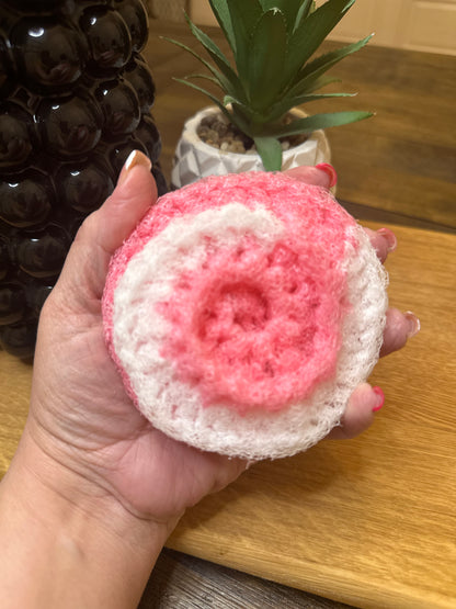 Strawberry Swirl Jumbo Scrubbie