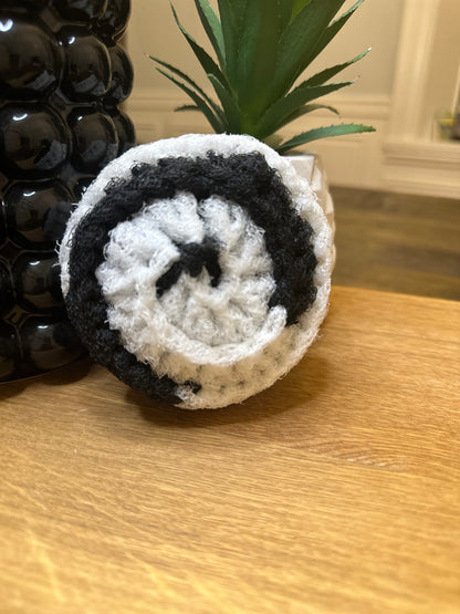 Zebra Swirl Jumbo Scrubbie