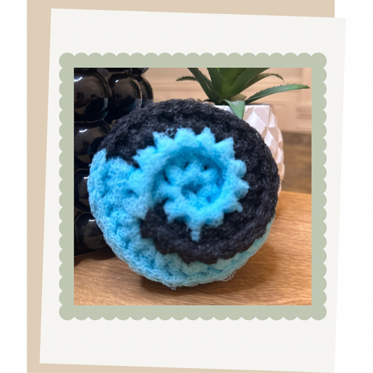 Ocean Swirl Jumbo Scrubbie
