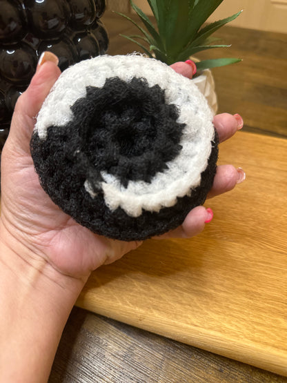 Zebra Swirl Jumbo Scrubbie