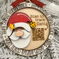 "Here Comes Santa Claus" QR Tracker Ornament