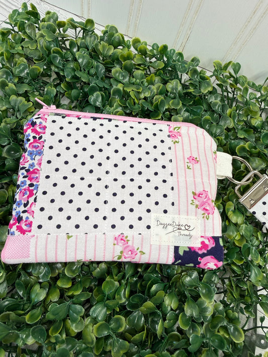 Petals & Dots Keychain Wallet