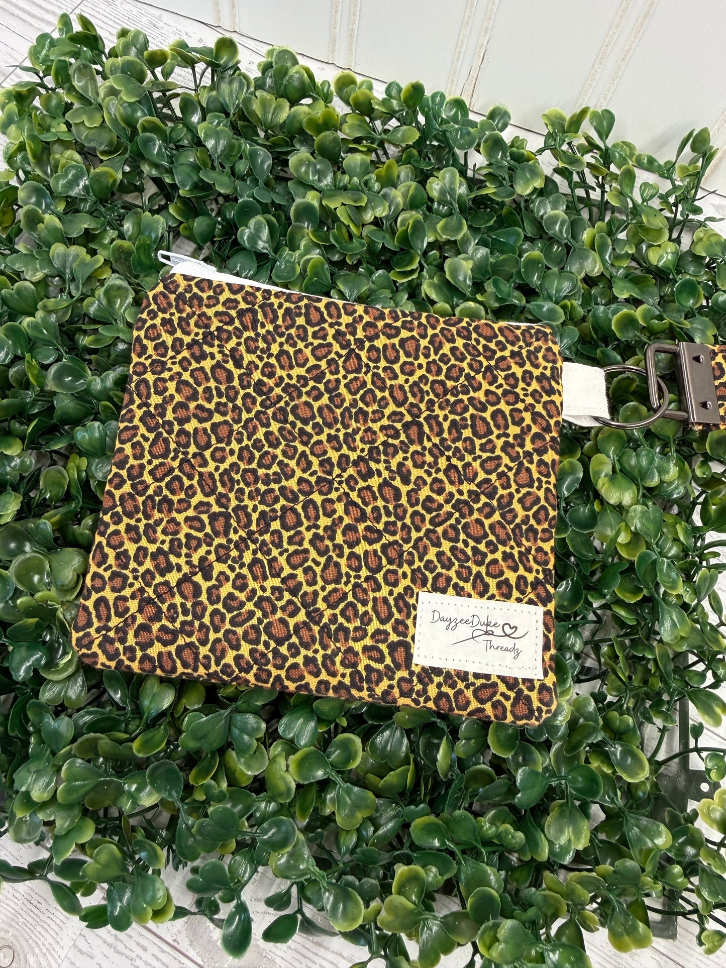 Desert Leopard Keychain Wallet