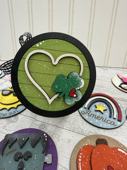 Volume 6 Interchangeable 3 inch Round Sign Set (12 Piece)