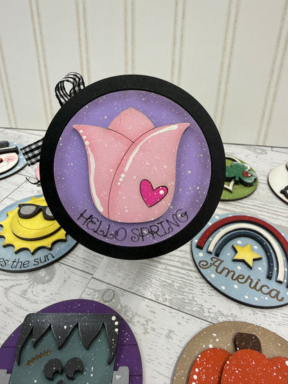 Volume 6 Interchangeable 3 inch Round Sign Set (12 Piece)