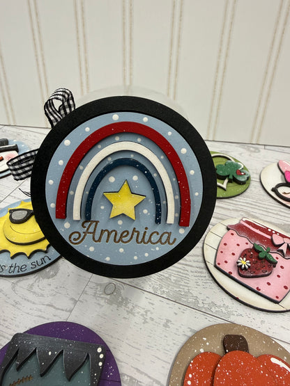 Volume 6 Interchangeable 3 inch Round Sign Set (12 Piece)