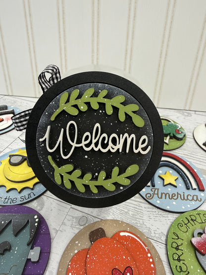 Volume 6 Interchangeable 3 inch Round Sign Set (12 Piece)