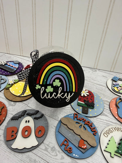 Volume 5 Interchangeable 3 inch Round Sign Set (12 Piece)