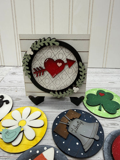 Vol 2 Interchangeable 3 inch Round Sign Set (12 Piece)