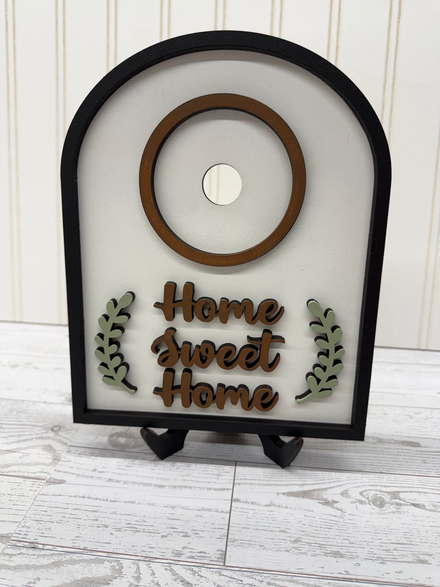 Home Sweet Home Arched Wooden Sign