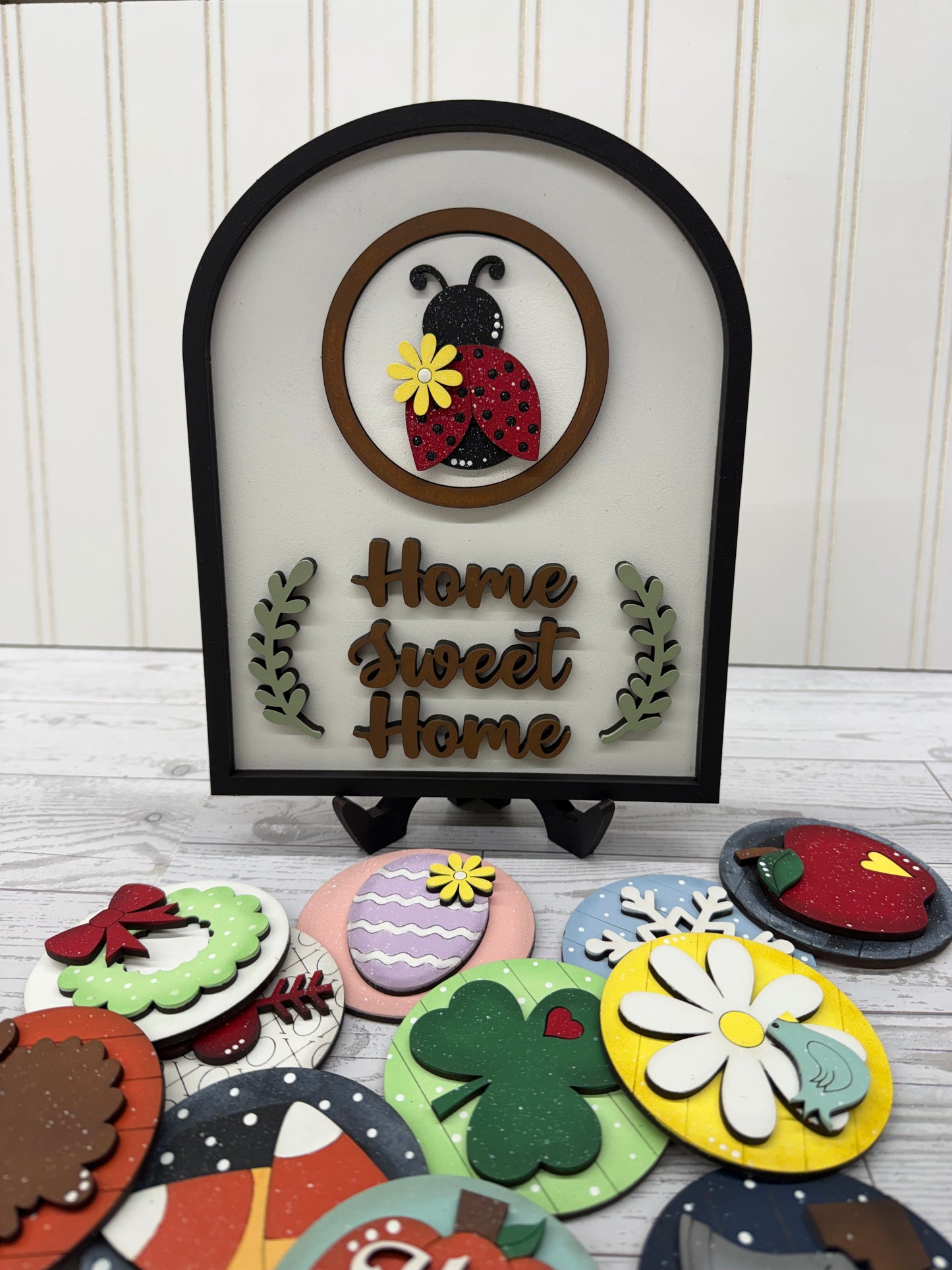 Home Sweet Home Arched Wooden Sign