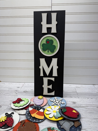Vertical HOME Interchangeable sign