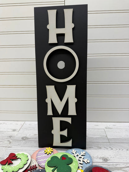 Vertical HOME Interchangeable sign