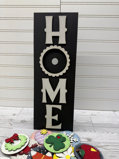 Vertical HOME Interchangeable sign
