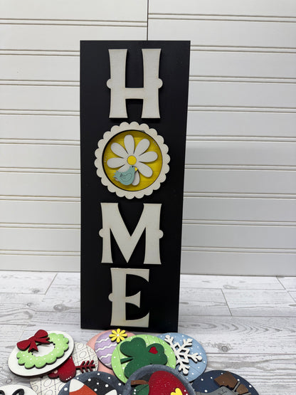Vertical HOME Interchangeable sign