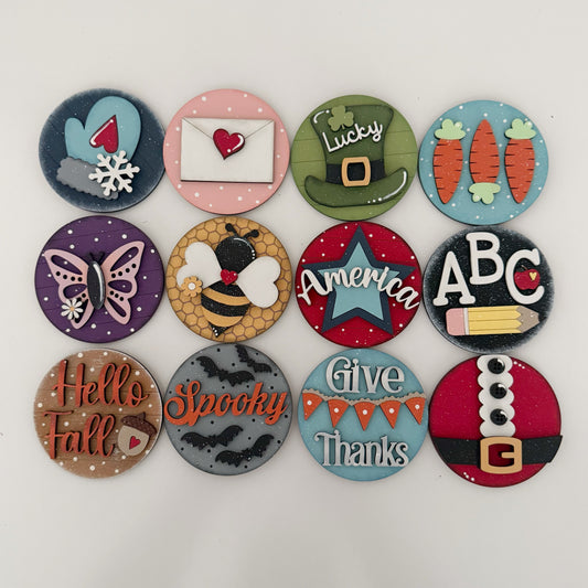 12-Piece Interchangeable 3-Inch Insert Set | Volume 3