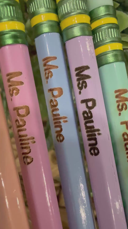 Personalized Pencils set of 10 - Great for Back to School