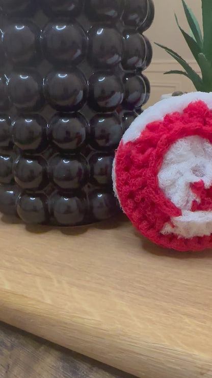 Cherry Swirl Jumbo Scrubbie