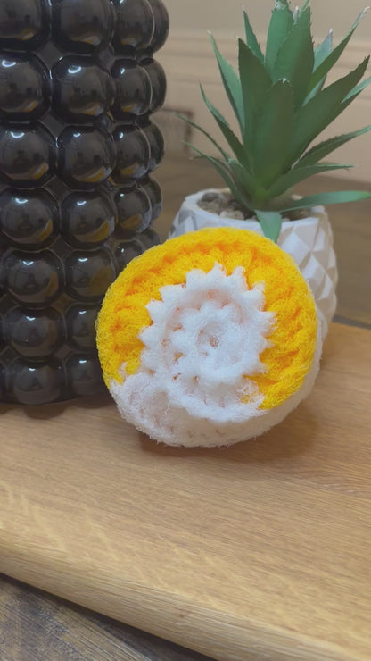 Lemon Swirl Jumbo Scrubbie