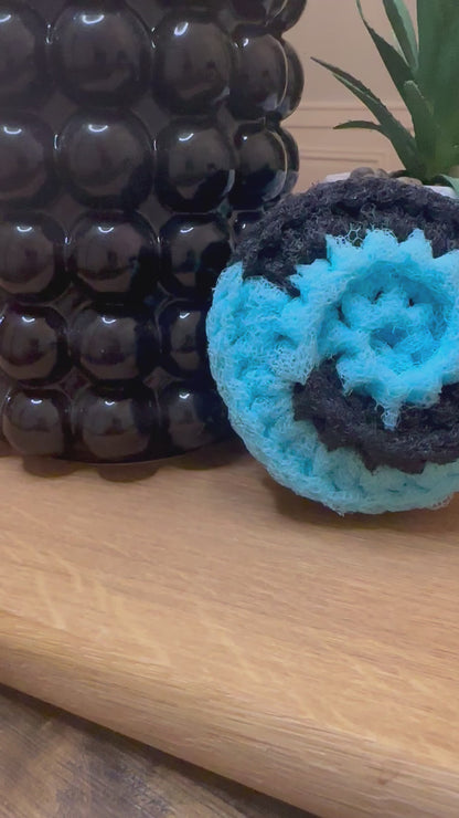 Ocean Swirl Jumbo Scrubbie
